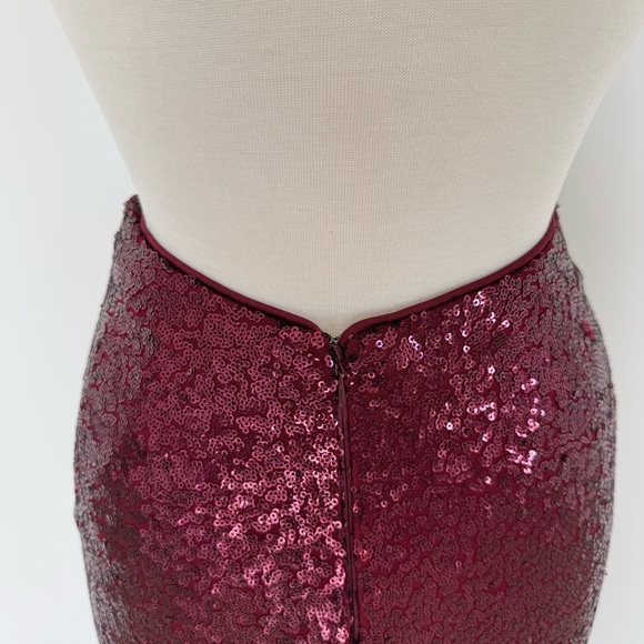 Turquoise Metallic Fit & Flare Formal Long Dress - Picture 8 of 15